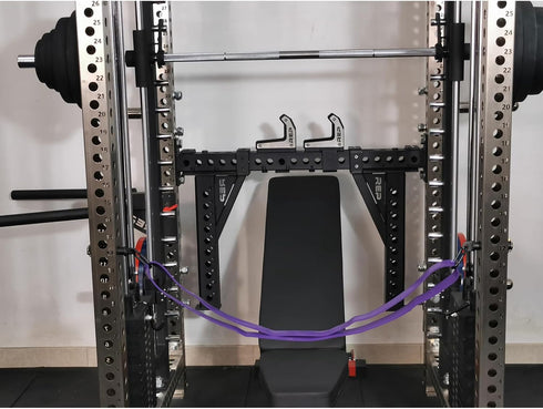 Power Cage Squat Rack, Home Gym Accessories, Squat Rack for Fitness Equipment, Fits on 3X3 Rack Attachments