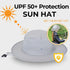 Flammi Mosquito Net Hat Safari Hat UPF 50+ Sun Protection Boonie Hats for Men with Neck Flap Fishing Hiking Hat for Men/Women