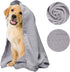 My Doggy Place Super Absorbent Microfiber Towel - Dog Bathing Supplies - Light Grey - 45 x 28 in - 1 Piece