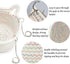 JWShang Small Rat Hammock for Cage, Chew Proof Hanging Bed Basket, Durable Accessories for Mice, Sugar Glider