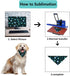 30 PCS DIY Custom Sublimation Blank Dog Bandana, Holiday Dog Scarf, Triangle Bib Handkerchief for Large Dogs