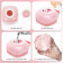 Dog Cat Bath Brush with Soap Dispenser, Soft Silicone Rubber Bristle for Short Haired Dogs and Cats Shower