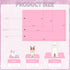 NACOCO Pet Cooling Mat Pink Cat Dog Cushion Pad Summer Cool Down Comfortable Soft for Pets and Adults (L)