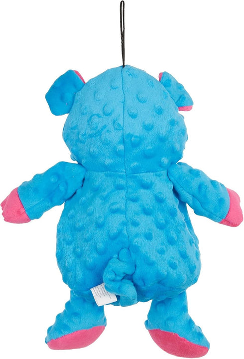 Sqeaky Plush Durable Dog Toys with Multi-Colour, Dotty Friends Pig by Petlou, 12 Inch