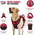 Tuff Pupper Anti Pull Heavy Duty Dog Harness, Comfortable Padded Training Vest with Reflective Safety Handle for Small