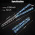 MORDEN MS Practice Finger Trainer Tool, Steel Metal Folding Balisong Tool with Latch for Training and Practicing Flipping Tricks by MORDEN MS