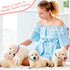 16pcs Puppy ID Collars, Adjustable Whelping Collars, Identification Bands for Dog Kitten Newborn Pets, Multi-Coloured