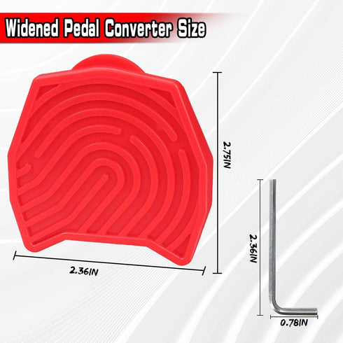 Pedal Converter for Peloton Bike & Bike Plus, Flat Pedals for Regular Shoes, Exercise Bike Accessories