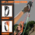 Hand Ascender Climbing Gear, High Strength Aluminum Alloy with Ergonomic Rubber Handle for Rock Climbing