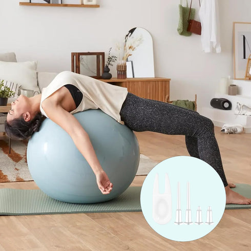 FdcZeyxior 10 2 Yoga Ball Plug Replacement, Pieces Plastic Exercise Ball Plug Replacement Fitness Exercise Balls Air