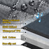 6 1 60/40 100% Hammock, Vailge in Car Seat Cover for Back Seat, Split, Waterproof with Mesh Window, Scratch Prevent
