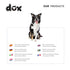DDOXX 6.6 ft Nylon Dog Leash, 3-Way Adjustable for Dogs - XS (Black), Red