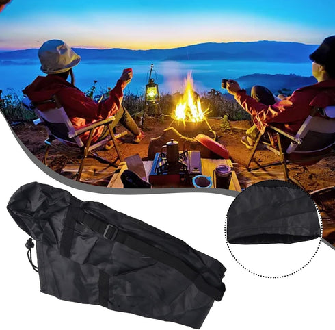 KoiLykke (6.7x39.4in) Foldable Chair Storage Bag Yoga Mat, Trekking Poles, BBQ Grill Nylon Carry Organizer