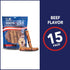 Pet Factory 100% USA Beefhide 8" Rolls Dog Chew Treats - Beef Flavor, 15 Count/1 Pack