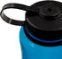 Nalgene Sustain Tritan BPA-Free Water Bottle, 48 OZ Wide Mouth Made from 50% Plastic Waste, Blue