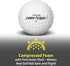 Pack 24 GoSports Foam Flight Practice Golf Balls - Choose White or Yellow - of Limited Flight Training Balls