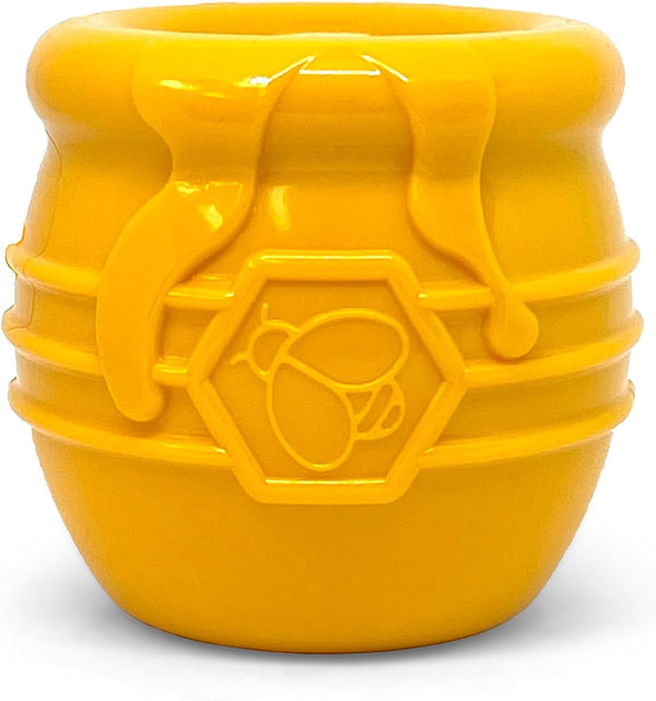 SodaPup Honey Pot – Durable Dog Treat Dispenser & Enrichment Toy, Non-Toxic Natural Rubber for Chewing