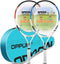 Kids Tennis Racket (2-Pack), Sizes 16"-25" for Ages 2-14, Affordable and Durable Gear for Fun