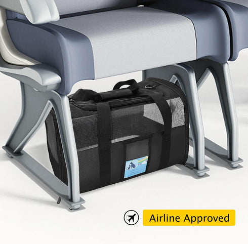 15 Lbs, Refrze Pet Carrier Airline Approved, Cat Carriers for Medium Cats Small Cats, Soft Dog Carriers for Small Dogs