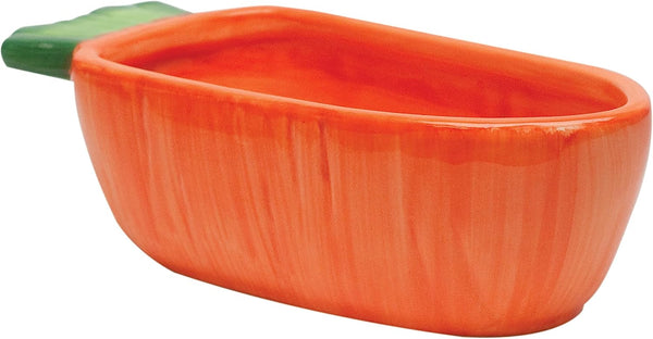 Kaytee Vege-T-Bowl Carrot, 7.5 inches, Green