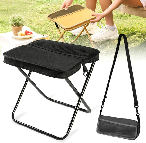 hoehew Portable Stool for Mountaineering and Hiking, 2025 New Lightweight Foldable Stool