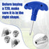 Golf Wrench with Plastic Handle, Adjustable Stainless Steel Tool for Golf Club Driver Shaft Adapter Torque