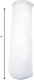 12 Pack - 4 Inch Ring Filter Socks, 200 Micron Aquarium Felt Filter Bags, Long Version