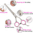 Set, 4CR 5 GEMEK Dog Grooming Scissors Stainless Steel Safety Round Tip Pet Professional Grooming Tool Pieces Kit