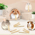 145g/0.3Ib Chinchilla Bissap Sweet Bamboo Chew Sticks for Rabbits, Bunny Chew Sticks for Rabbits Hamster Guinea Pigs