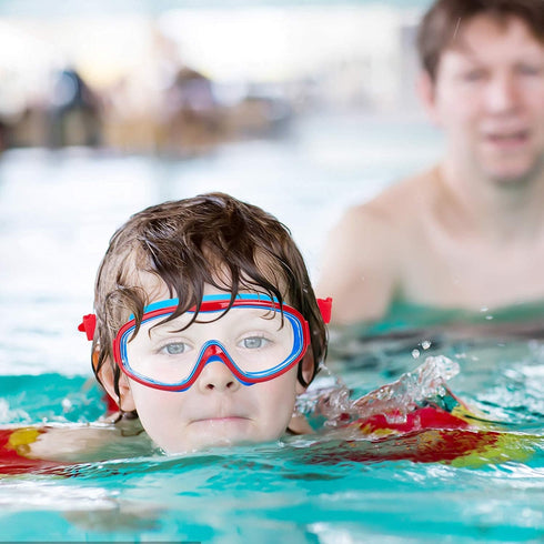 KAILIMENG Kids Swim Goggles, 2 Pack Anti-Fog Anti-UV Swimming Goggles for Ages 3-15