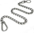 304 Stainless Steel Dog Chain Leash, Heavy Duty Short Lead, DIY Double Dog Leashes (304 S/S 24in x 3mm)