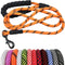 MayPaw Heavy Duty Rope Dog Leash, Thick Nylon Pet Training Leash, Soft Padded Handle for Large Medium Dogs