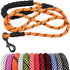 MayPaw Heavy Duty Rope Dog Leash, Thick Nylon Pet Training Leash, Soft Padded Handle for Large Medium Dogs