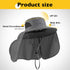 Fishing Hat for Men & Women, Outdoor UV Waterproof Wide Brim Bucket Hat, UPF50+ Sun Hat with Neck Flap