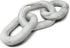 Tug of War Dog Chew Toy - Natural Rubber Heavy Duty Marble Links - Neutral Aesthetically Pleasing Puppy Chew Toys for Small, Medium or Large Dogs (White & Gray Marble)