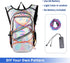 Hydration Backpack Pack with 2L Water Bladder, Lightweight Bag for Running, Hiking, Climbing, Music Festival