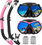 ForShine Snorkeling Gear for Adults, Snorkel Set Scuba Diving mask Dry-Top, Adult Swimming