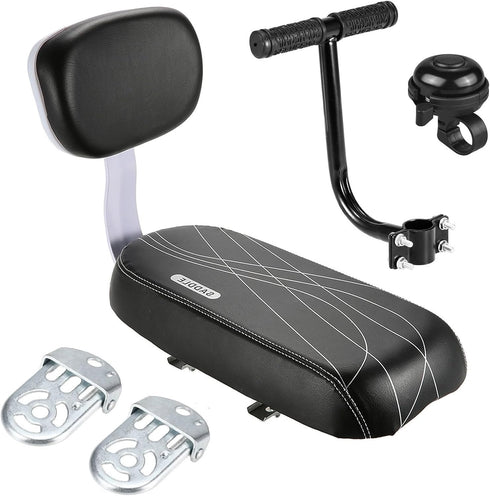 hatleues Extra Wide Bike Back Seat Cushion Bike Seat with Backrest Bike