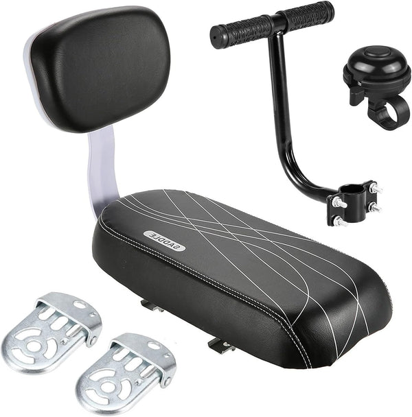 hatleues Extra Wide Bike Back Seat Cushion Bike Seat with Backrest Bike