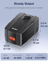 Pawfly Aquarium Air Pump, 50 GPH Fish Tank Oxygen Pump for 10-60 Gallon Tanks, Dual Outlet Adjustable Ultra Quiet