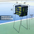 Tourna Ballport Deluxe Tennis Ball Hopper with Wheels - Effortless Ball Collection