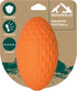 Hound2O Dog Chew Toys - Squeaky Football, Orange, Durable & Non-Toxic for Outdoor Play and Fetching