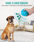 2 Pack 4.5” Heavy Duty Squeaky Dog Ball for Medium Large Dogs, Spikey Toys for Clean Teeth and Training