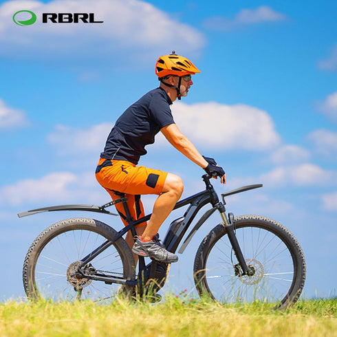 RBRL Adjustable Bike Fender, Thicken and Widen Universal 24-29 inch, Against Splashing Water and Dust