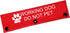 Funny Dog Leash Sleeve, Working Dog Do Not Pet Wrap, Alert Hanging ID Patch Tag, Pet Birthday Gift (Working Not