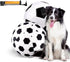 Juome Herding Ball for Dogs, 8" Dog Herding Balls with Soccer Cloth Cover and Hand Pump for Small & Medium Dogs