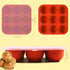 9-Cavity Frozen 25-75lbs,Reusable Frozen Silicone Dog Treat Mold with Lid for Woof Pupsicle & Power Chewer Pupsicle