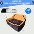 55 lbs, 2 Large Dog Car Seat Booster Seat Bed for Pets up to Black, Travel Safety | Fits Small Dogs Pets| Washable