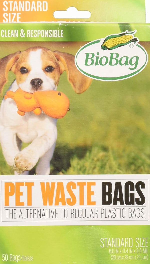 Dog Waste Compost Bio Bags, FULL CASE (50 per Box, 12 Boxes