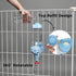 Vannon Dog Water Dispenser for Cage, 20oz Auto Feeding Crate Bottle for Dogs, Cats & Rabbits, BPA Free